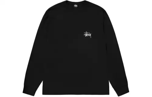 Stussy Basic Pigment Dyed Long Sleeve Tee