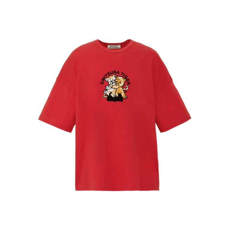 Футболка Onitsuka Tiger GRAPHIC TEE (красная)