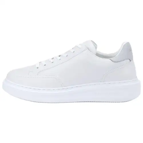 LOUIS VUITTON Beverly Hills Cow Leather Low top Skateboard Shoes Men's White