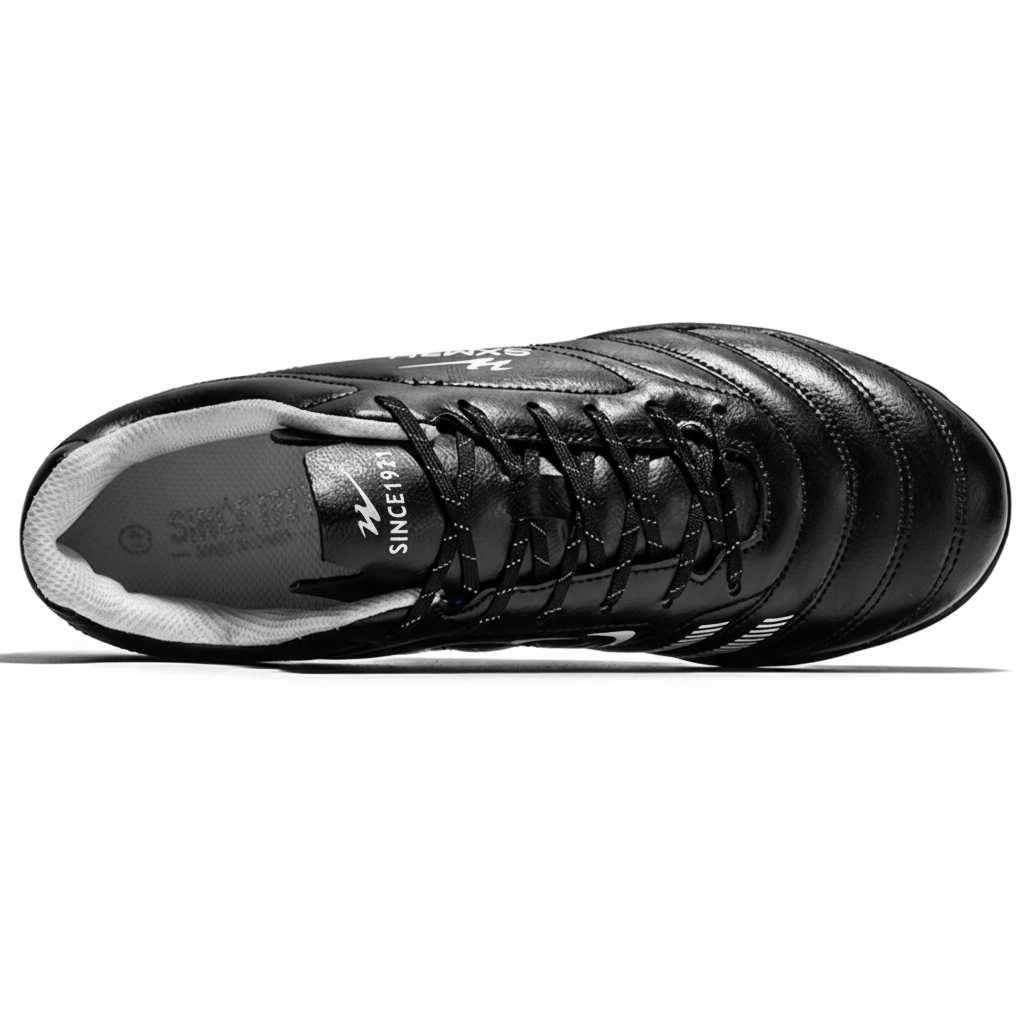 Binary TF Turf Cushioning Abrasion Resistant Lightweight Slip Resistant Soccer Shoes Unisex Black