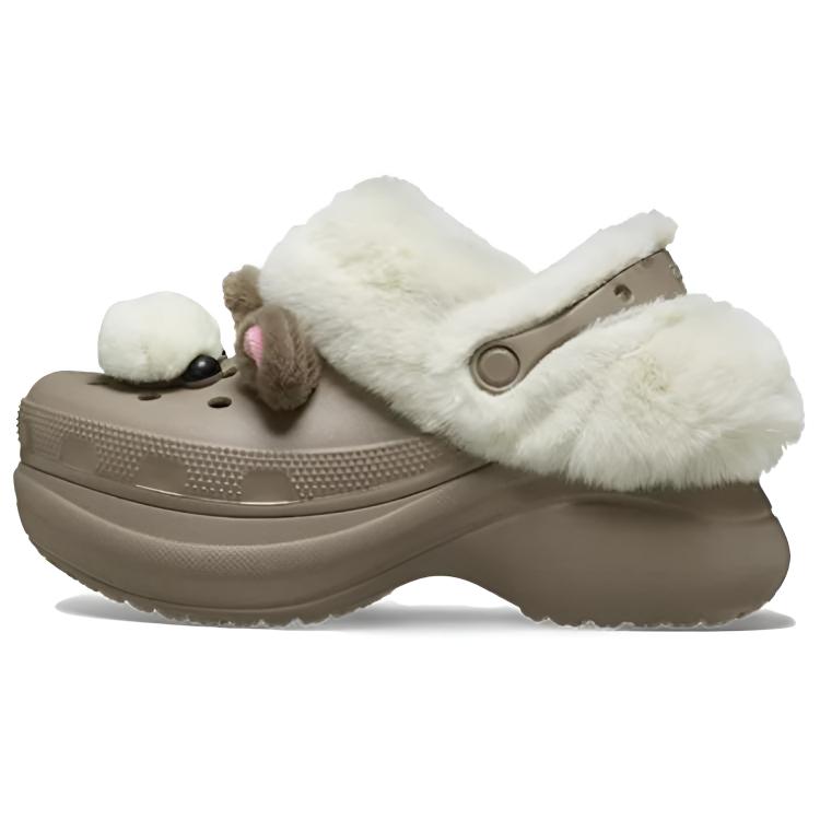 Женские сабо Crocs (коричневые)