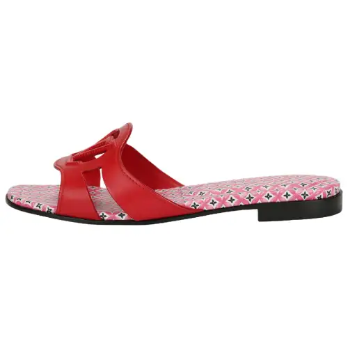LOUIS VUITTON Isola Slide Slippers Women's Red