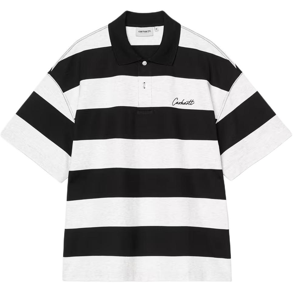 Рубашка-поло Carhartt WIP SS26 S/S Delray Polo (полосатая)