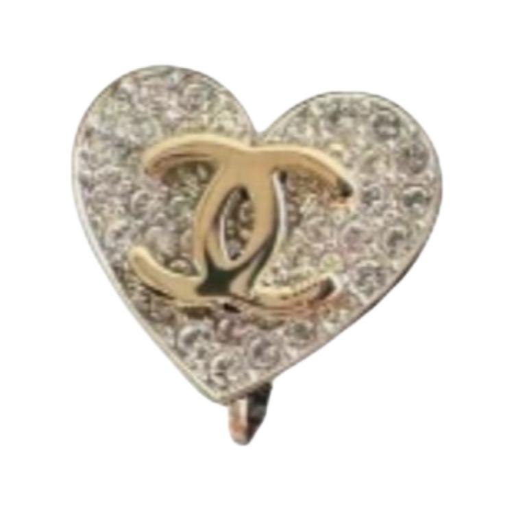 Серьги Chanel Logo (золотые) — фото 3
