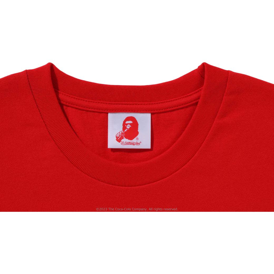Мужская футболка A BATHING APE × Coca-Cola (белая) — Белый — фото 9