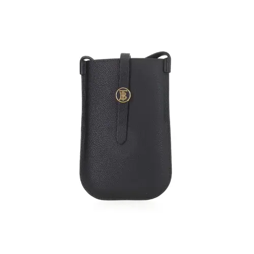 Burberry Grain Leather Shoulder Bag, Crossbody Bag Unisex Black