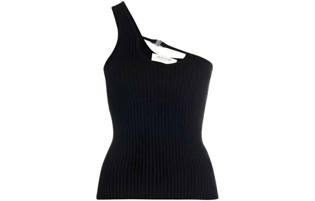 1017 ALYX 9SM One shoulder Ribbed knit Top