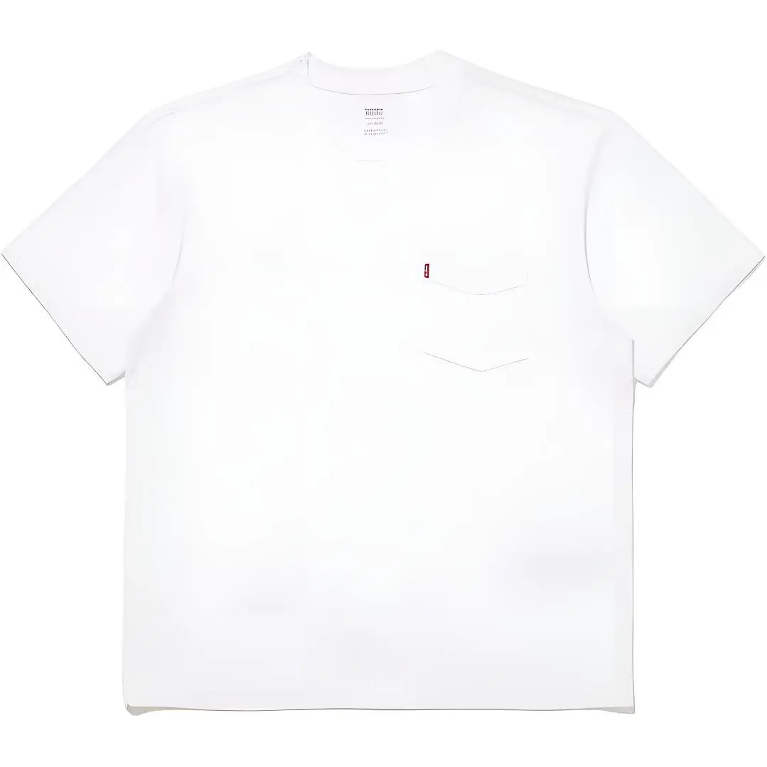 Levi's T-Shirts Men's White Crew Neck Moderate