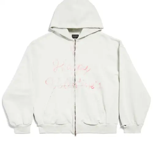 Balenciaga SS25 Sweatshirt Regular Fit Women's White
