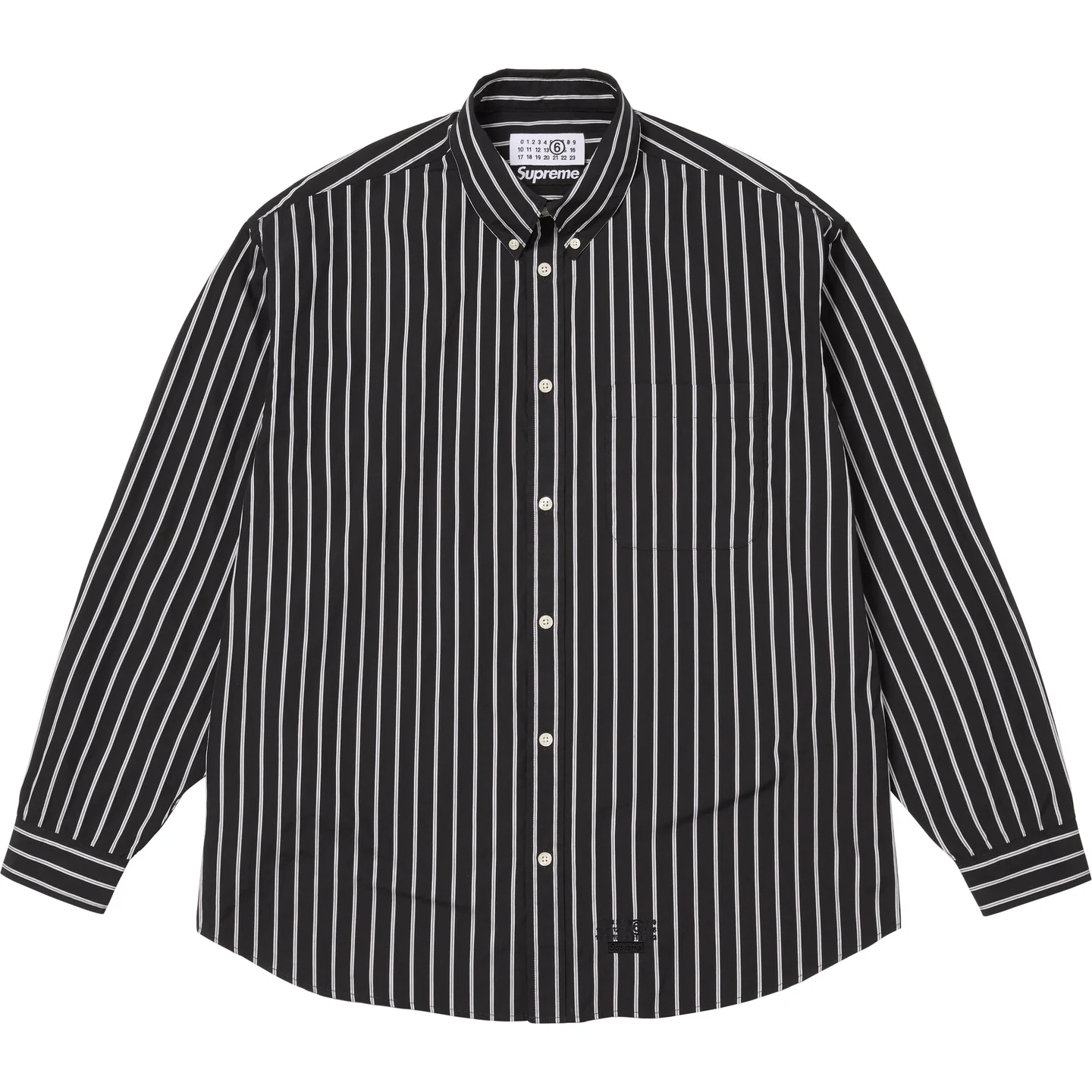 Рубашка Supreme × MM6 Maison Margiela (голубая)