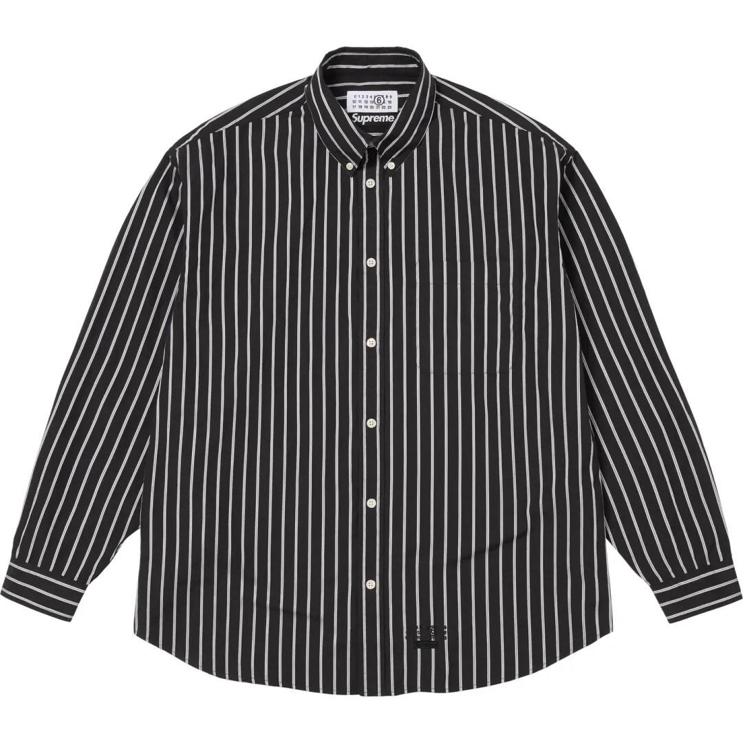 Supreme x MM6 Maison Margiela SS26 WEEK4 Stripe Shirt Unisex