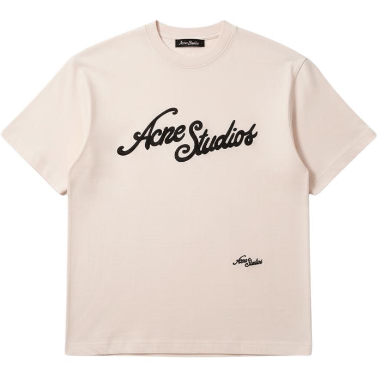Футболка Acne Studios Logo (белая)