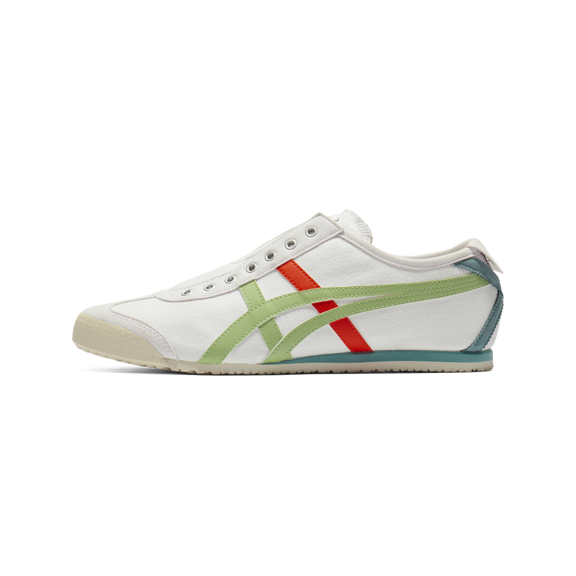 Слипоны Onitsuka Onitsuka Tiger MEXICO 66 SLIP-ON (бело-зеленые)