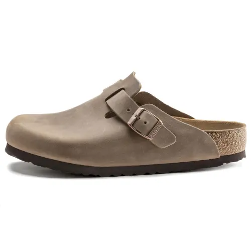 Boston Birkenstock Oiled Leather 'Tobacco'