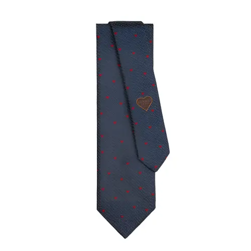 HERMES Darling Polyester Ties Men's