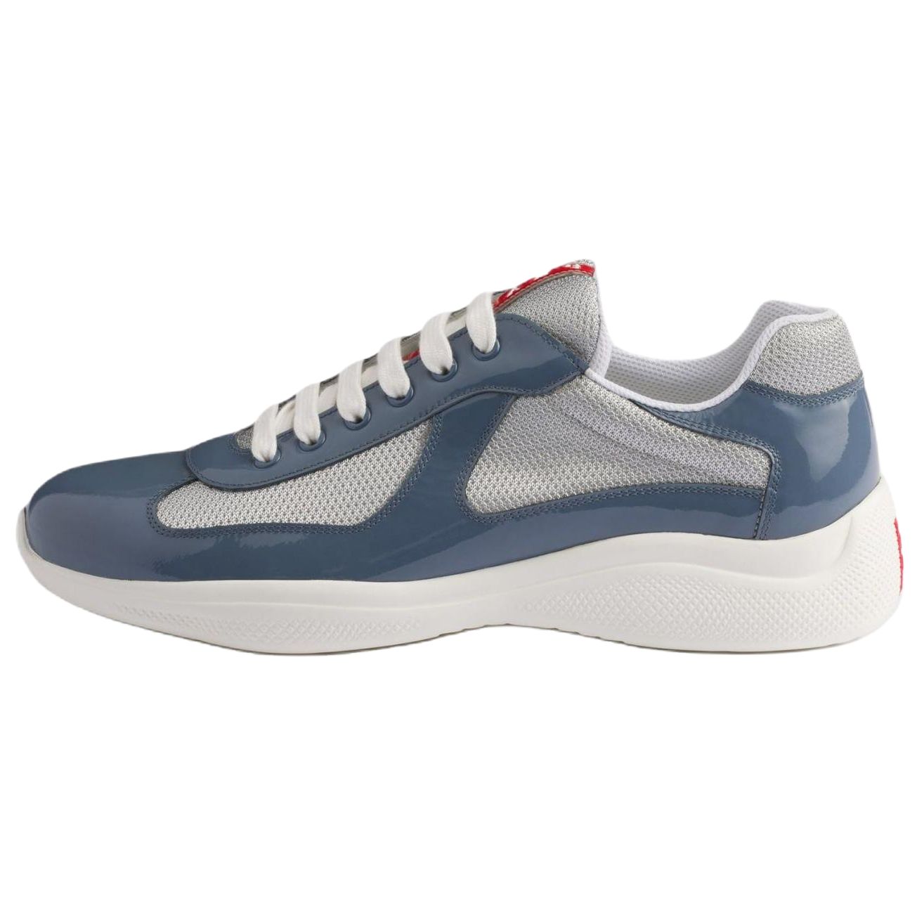 PRADA America's Cup Low top Casual Shoes Men's Marine & Silver