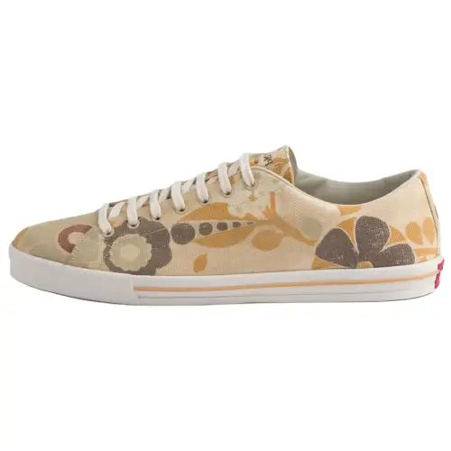 PRADA Low top Canvas Shoes Men's Desert Yellow