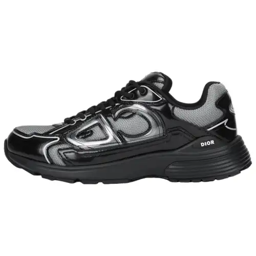 DIOR B30 Countdown CD Shoes Low top Casual Shoes Men's Black Gray