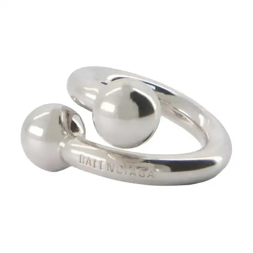Balenciaga Brass Rings Women's Silver