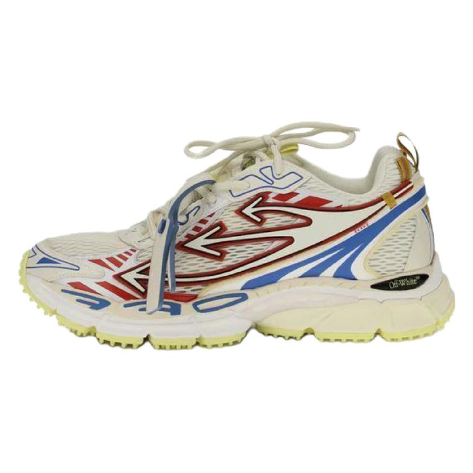 Мужские кроссовки OFF-WHITE Be Right Back (микро-белые)