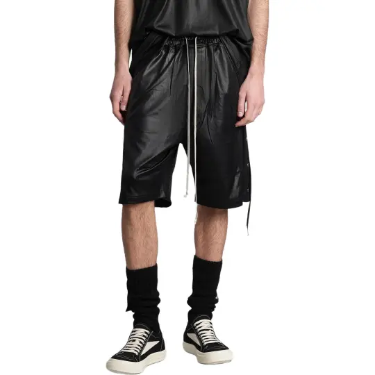 Rick Owens DRKSHDW однотонные мужские повседневные шорты на шнуровке с боковыми карманами