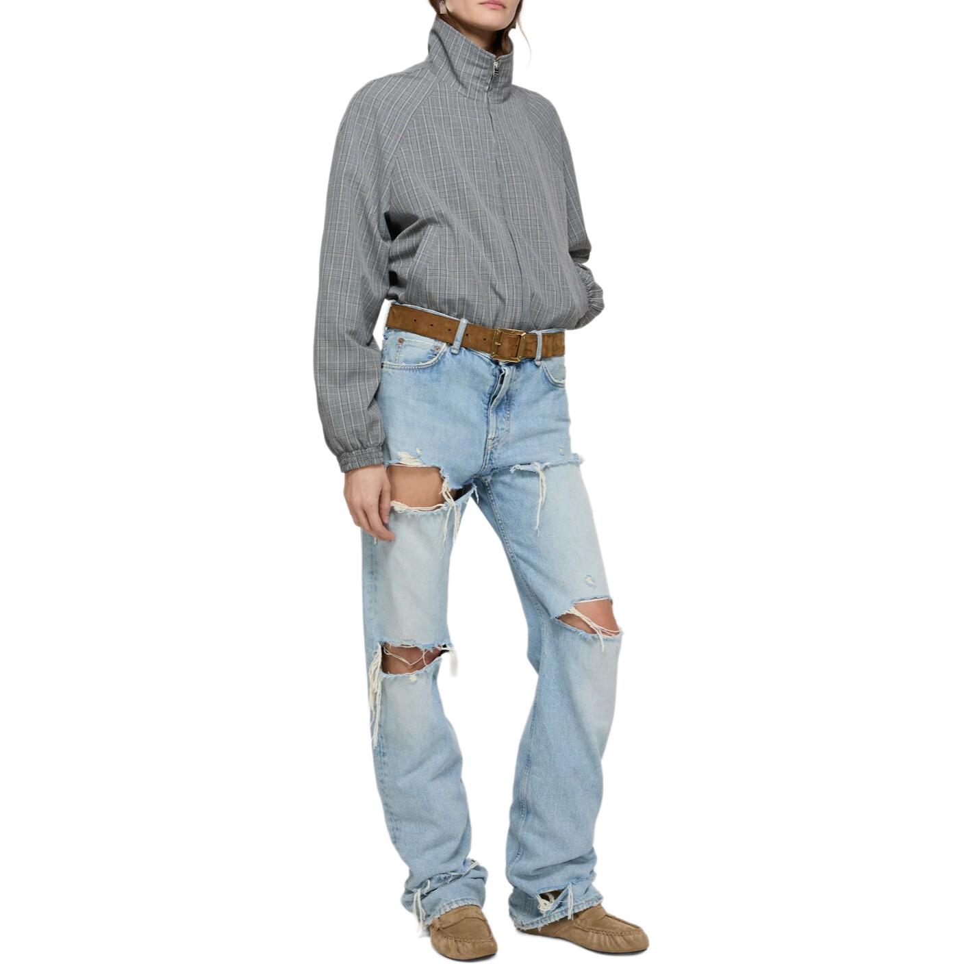 Женская куртка Acne Studios SS26 Technical Check Jacket (разноцветная) — фото 5