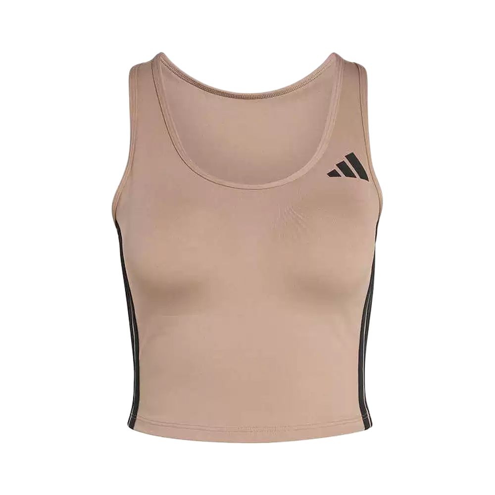 Женский спортивный бюстгальтер adidas DLY BRA TANK 3S (черный)