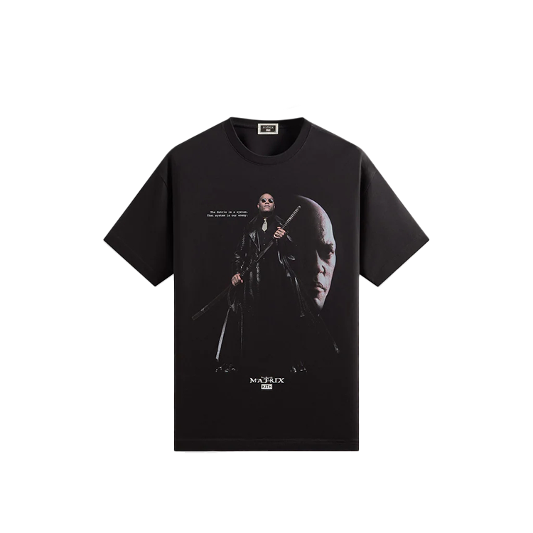 Мужская футболка KITH x The Matrix Morpheus (черная)