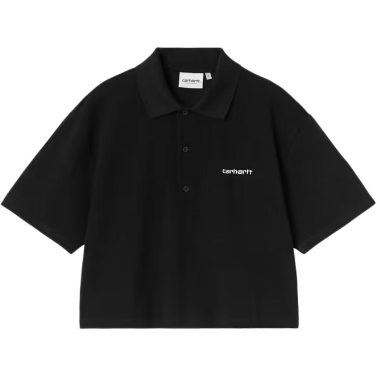 Женское поло Carhartt WIP Script Polo (зеленое)
