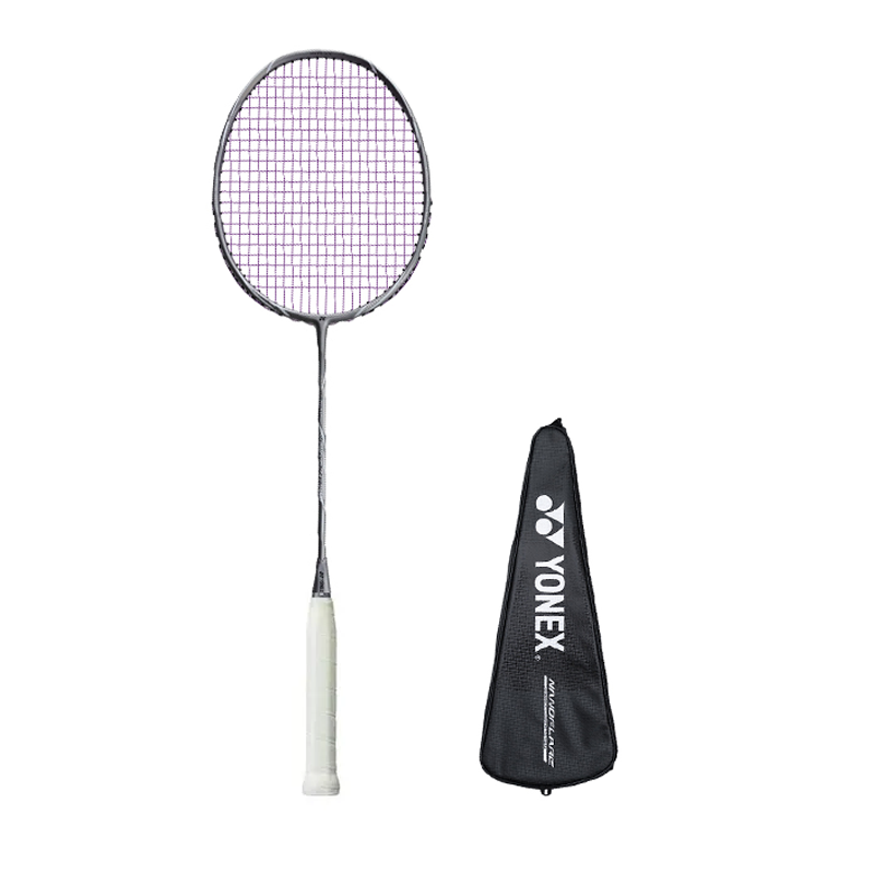 YONEX Swift Light NFNT Gray Cut Full Carbon Badminton Rackets Control Type All around Defense Professional 4U/G5 Gray