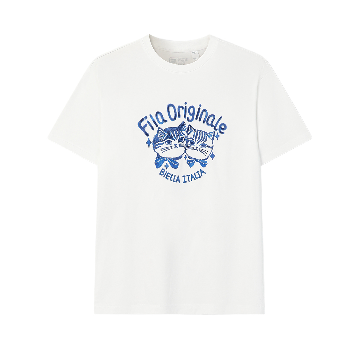 Женские футболка Fila FILA ORIGINALE T (молочно-белая)