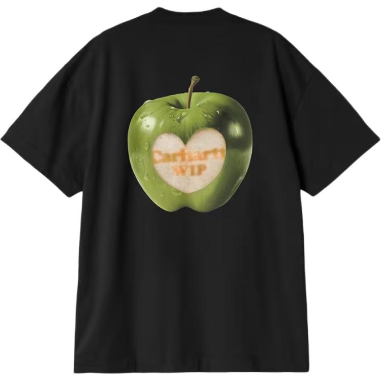 Женская футболка Carhartt WIP SS26 W' S/S Spoiled T-Shirt (черная)