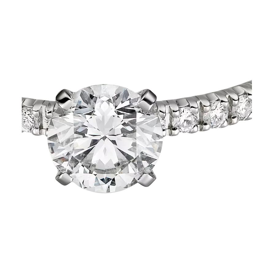 Женское кольцо Cartier (серебряное) — фото 2