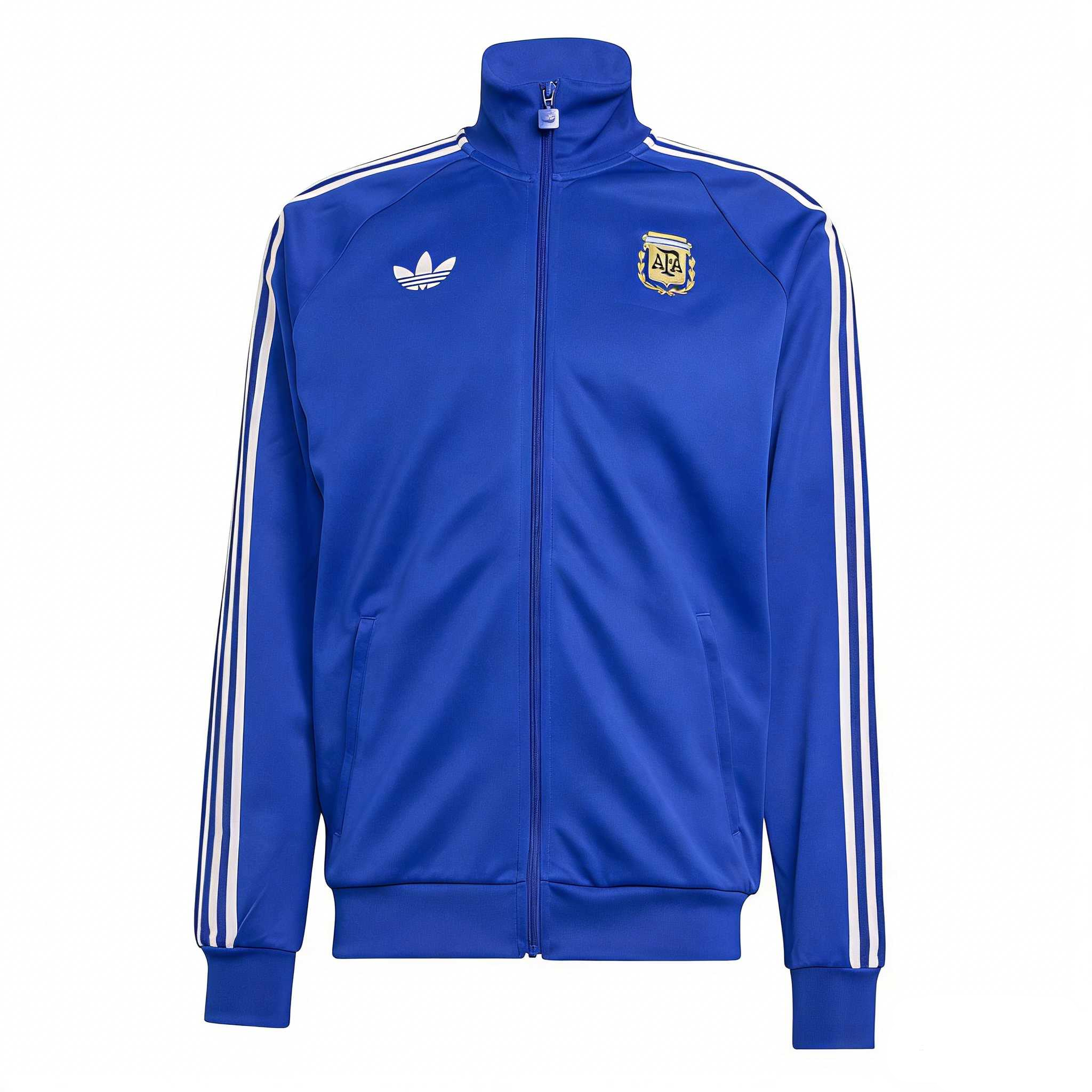 Мужская куртка adidas originals TRACK TOP ARGENTINA (сине-белая)
