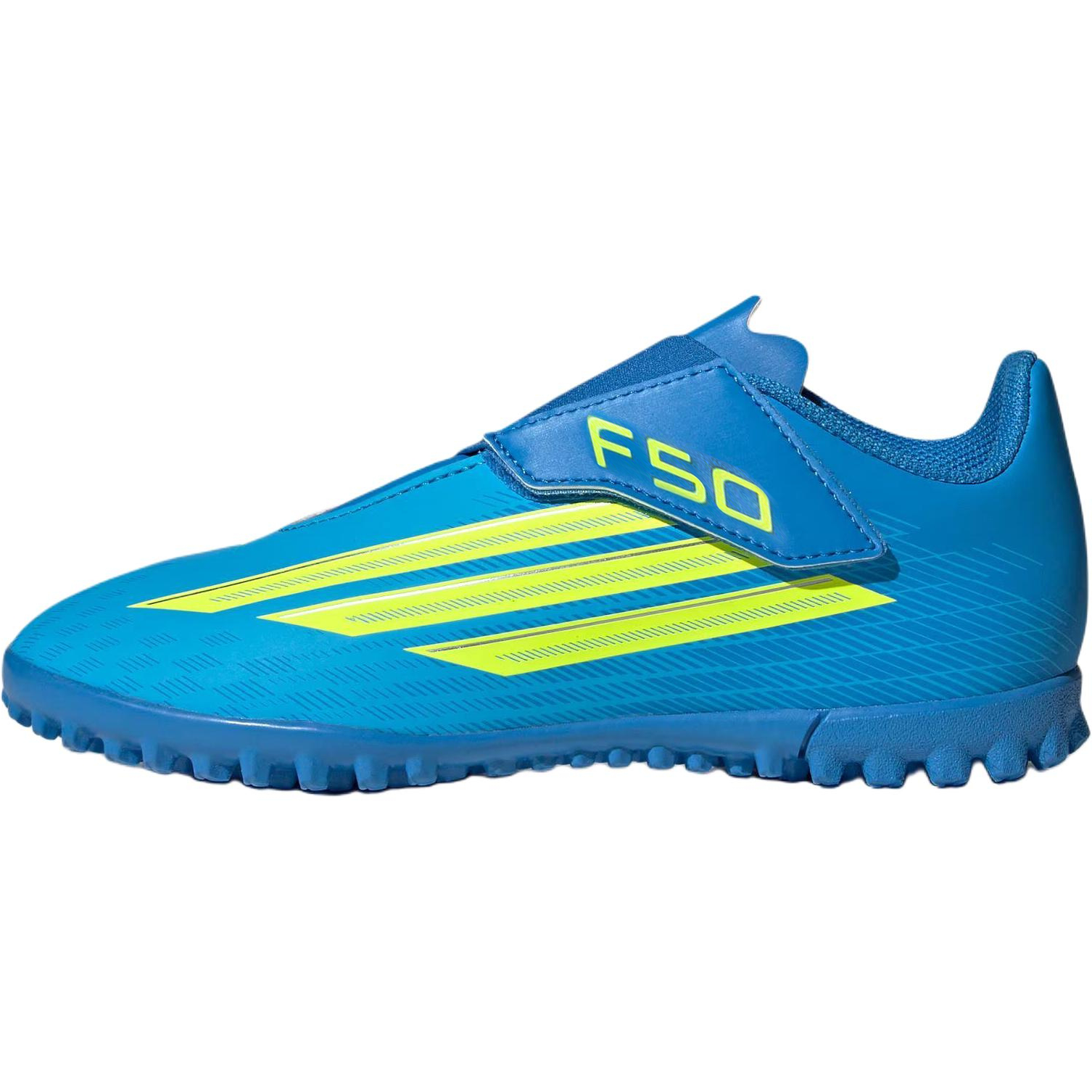 Детские бутсы adidas F50 CLUB VEL TF (синие)