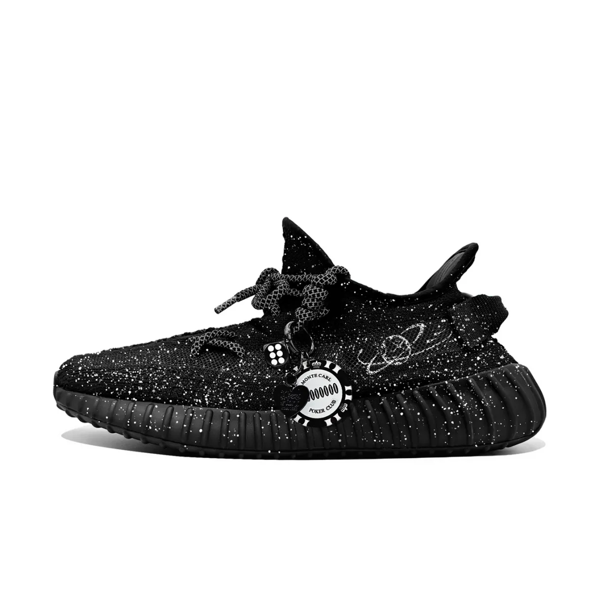 Adidas Originals Yeezy Boost 350 V2 Galaxy Thousand Universe, Baby's Breath Cushioning Abrasion Resistant Breathable
