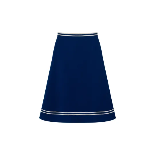 GUCCI Half Length Midi Dress Women's Blue