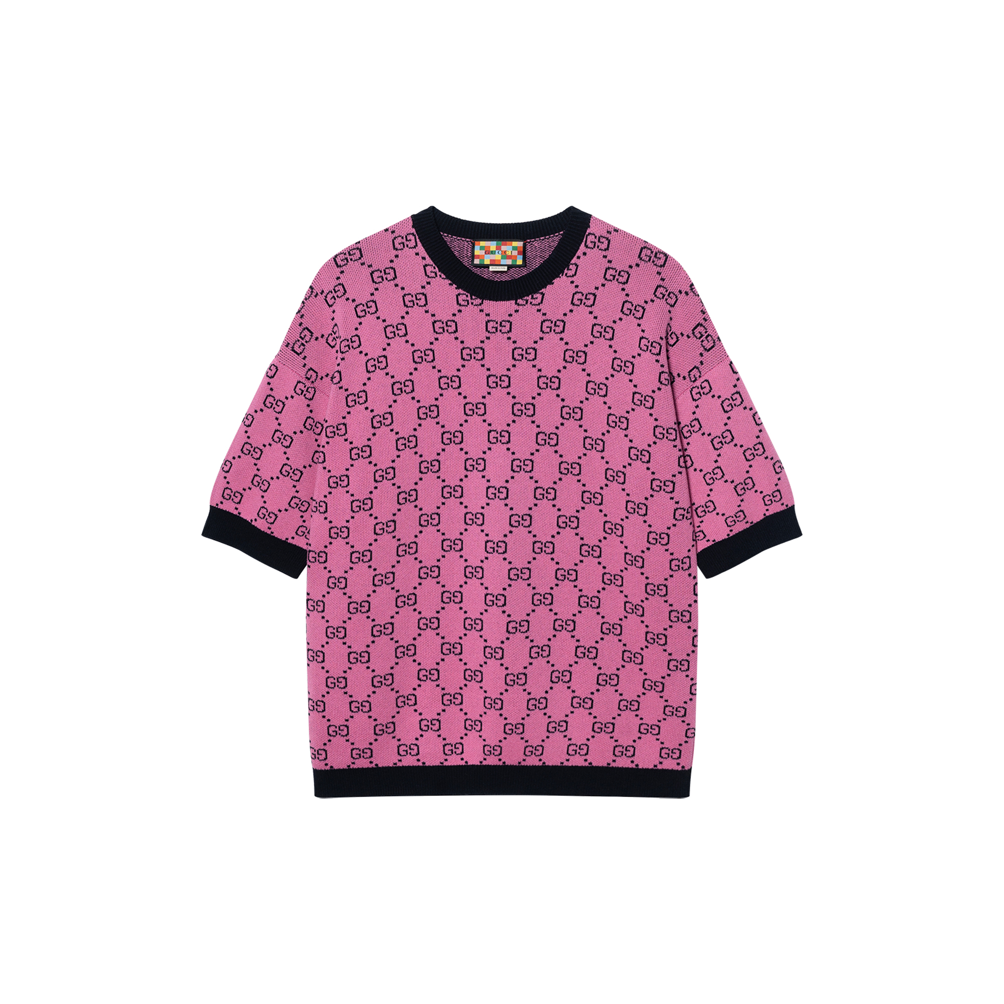 Женский свитер Gucci GG Multicolor (розовый)