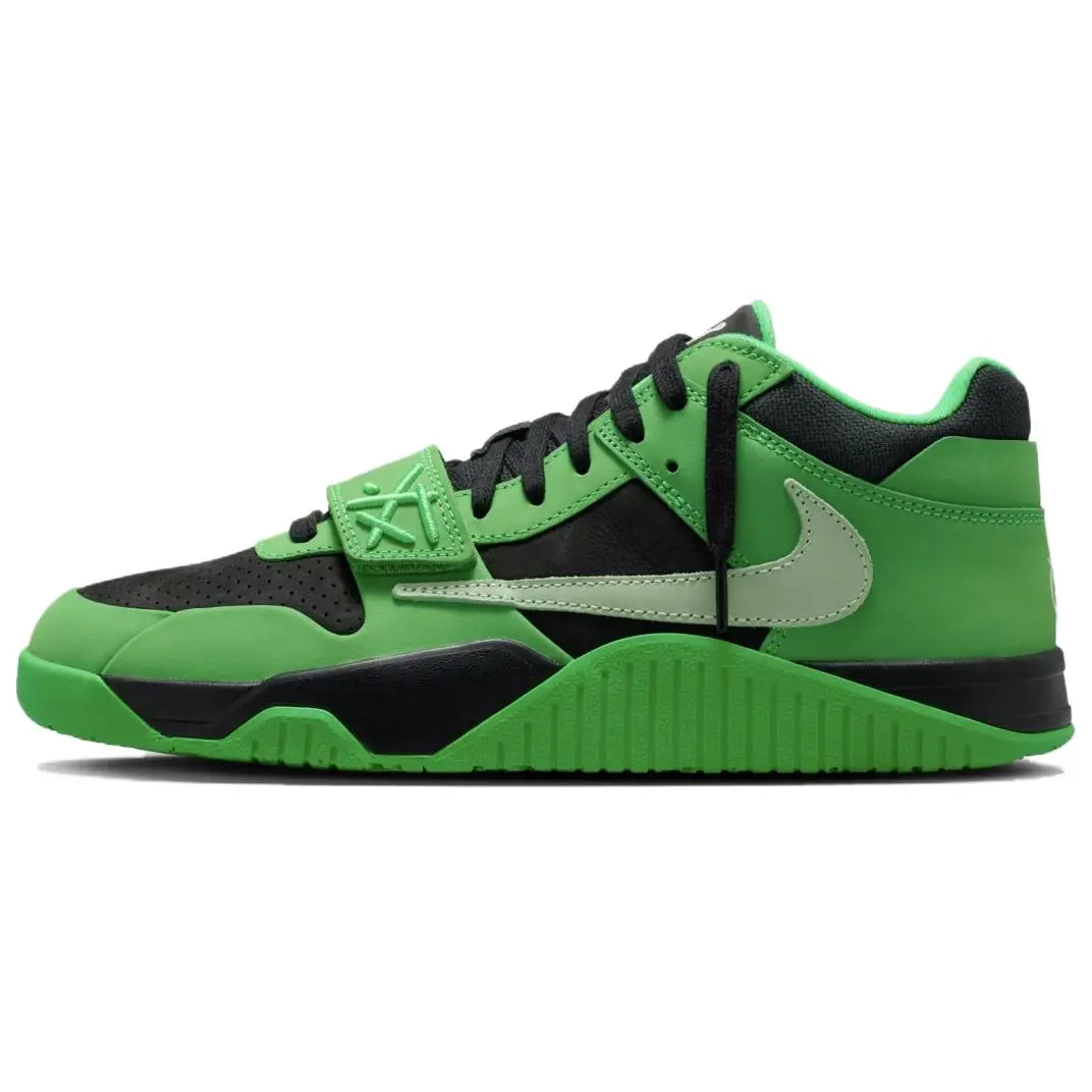 Jordan x Travis Scott Jumpman Jack Vintage Basketball Shoes Men's Green