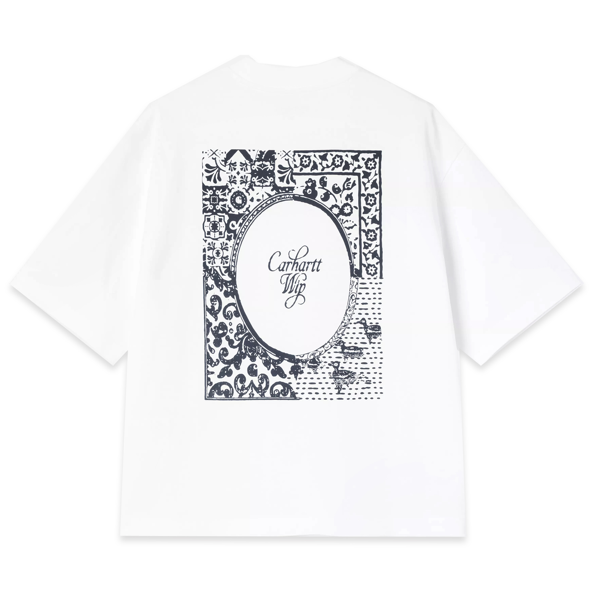 Женская футболка Carhartt SS26 W' S/S Vestige T-Shirt (белая)