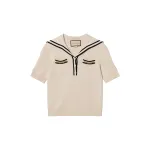 【Previous Season】Horsebit-detail fine-knit top