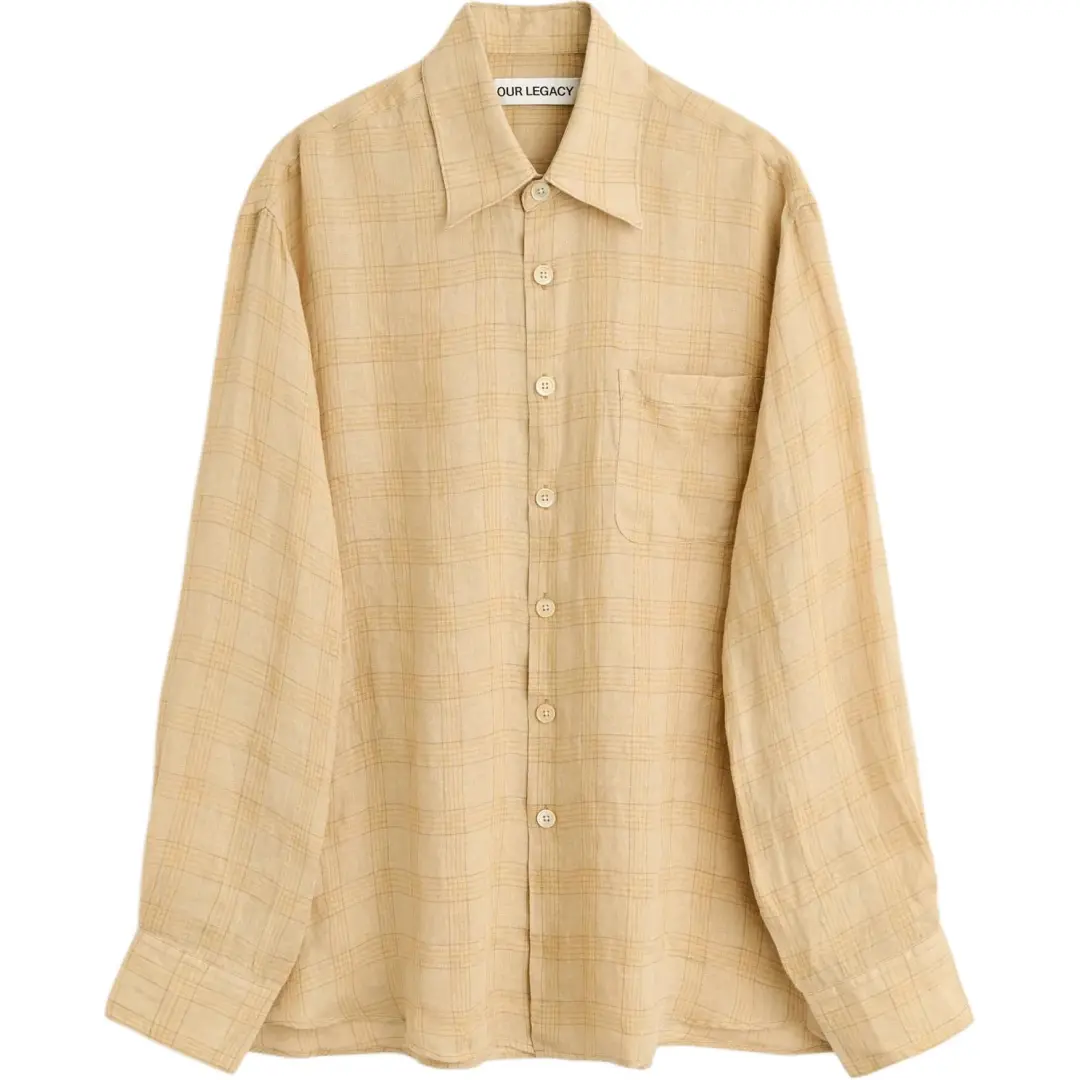 Our Legacy Above Check Oversized Shirt