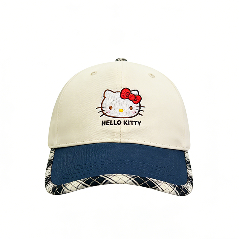 Sanrio Sanrio, hello kitty, Hello Kitty, base fresh cute accessory to go out, universal baseball cap for men and women, for beloved