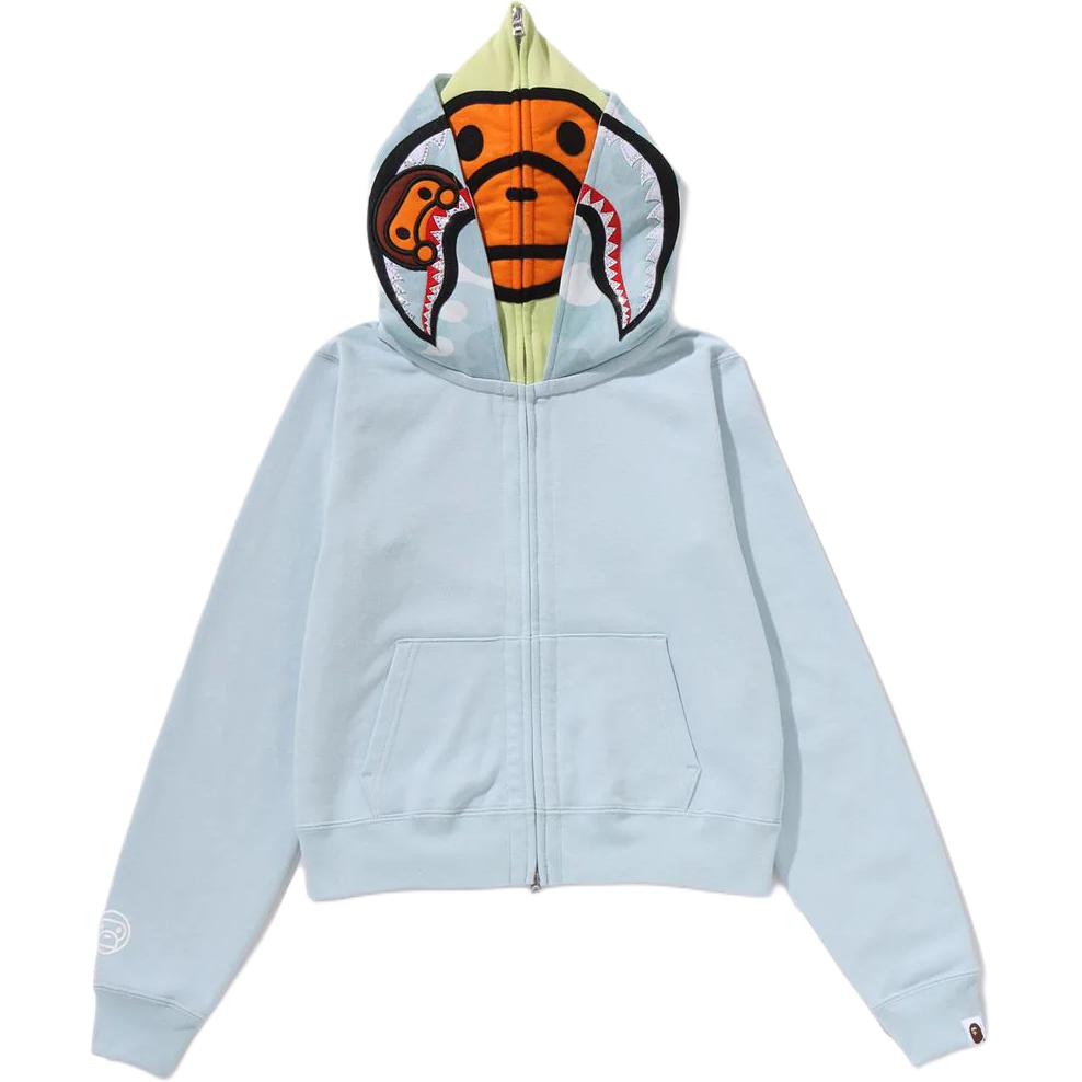 Женское худи A BATHING APE SS26 Baby Milo (черное)