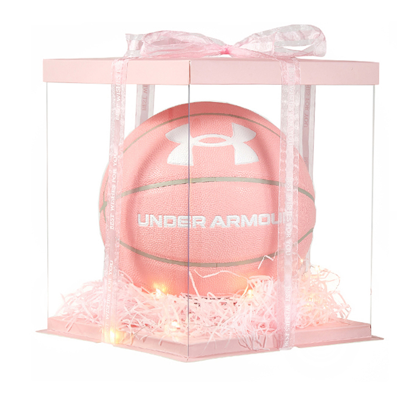 Under Armour Little Lover Collection Pu Basketball Pink Size 7 Training Unisex