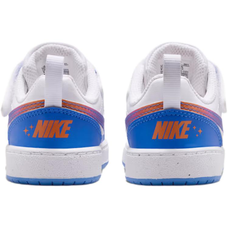 Детские кроссовки Nike Court Borough (бело-синие) — Белыйсиний — фото 4