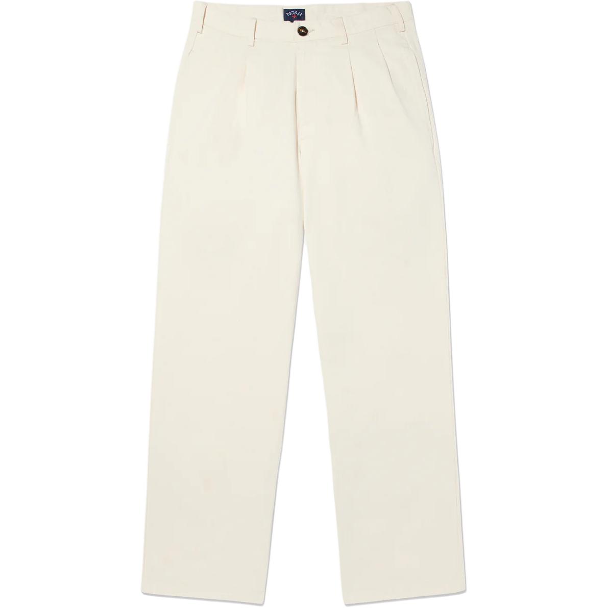 Штаны NOAH Double Pleat Herringbone Trouser (серые) — Синий — фото 6