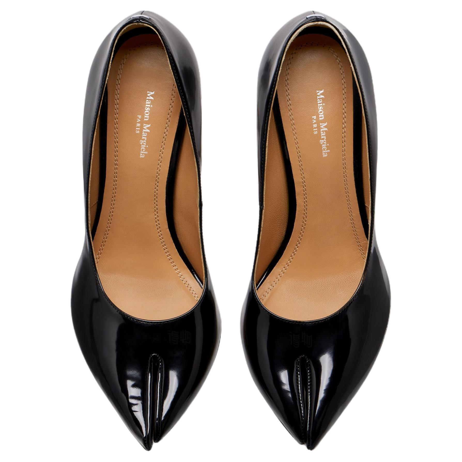 Женские туфли Maison Margiela Tabi Claw (черный) — фото 4