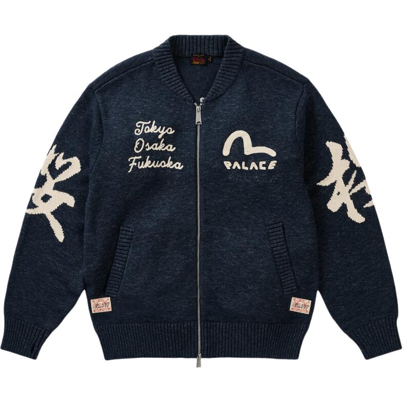 Куртка Palace x Evisu Bomber (черная)