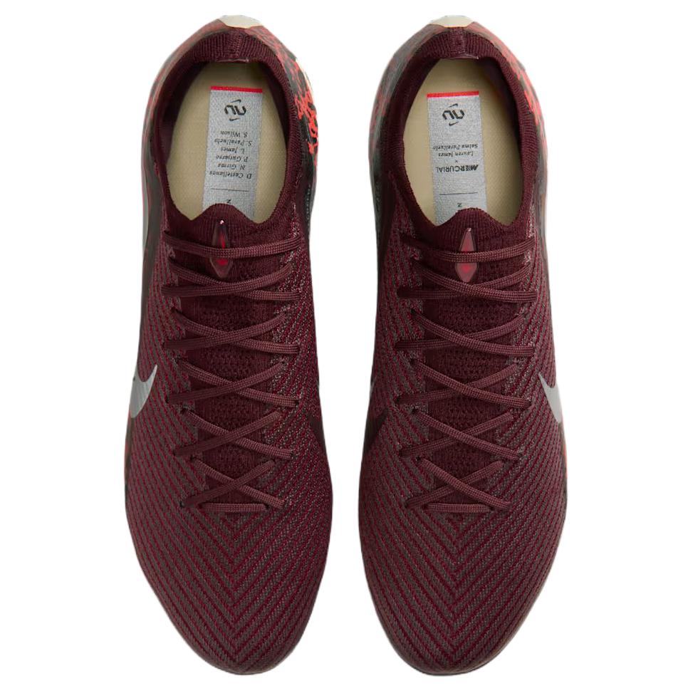 Бутсы Nike Mercurial Vapor 16 United Elite FG (бордовые) — фото 4